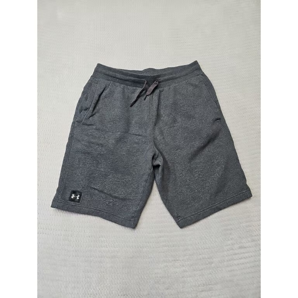Under Armour Shorts Mens Large Gray Sweat Shorts Casual Gym Wear